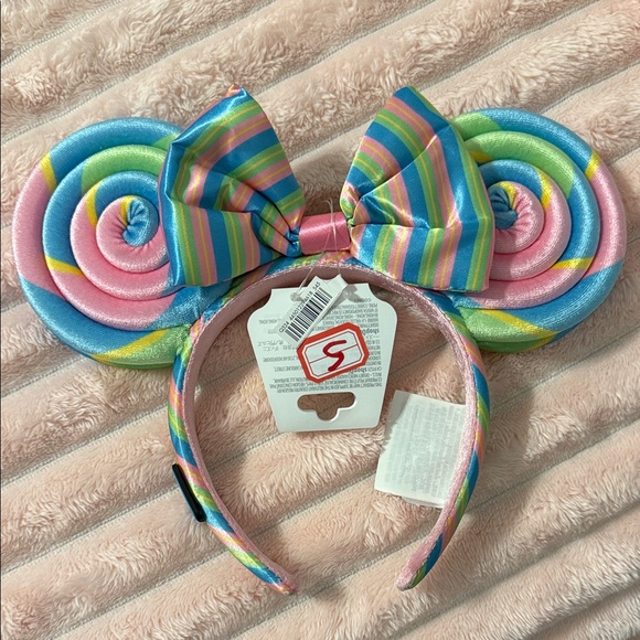 Disney Other - Disney Pastel Rainbow Minnie Mouse Ears Headband